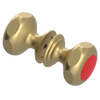 Rubinet Shower Door Knob (set) Satin Brass