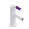 Rubinet Single Control Bidet Fitting (less drain) Matt White