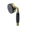 Rubinet 3 Function Hand Held Shower Only Natural Brass