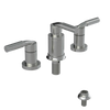 Rubinet Bidet Fitting with Spray, Diverter, and Vacuum Breaker (less drain) Satin Nickel