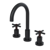 Rubinet Widespread Kitchen Set with LaSalle Spout Matt Black