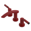 Rubinet Widespread Lav. Set. (less drain) Maroon