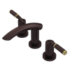 Rubinet Widespread Lav. Set. (less drain) Oil Rubbed Bronze