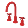 Rubinet Widespread Kitchen Set with LaSalle Spout Red