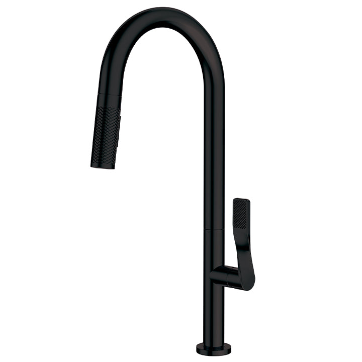 Aquabrass Grill pull-down dual stream mode kitchen faucet