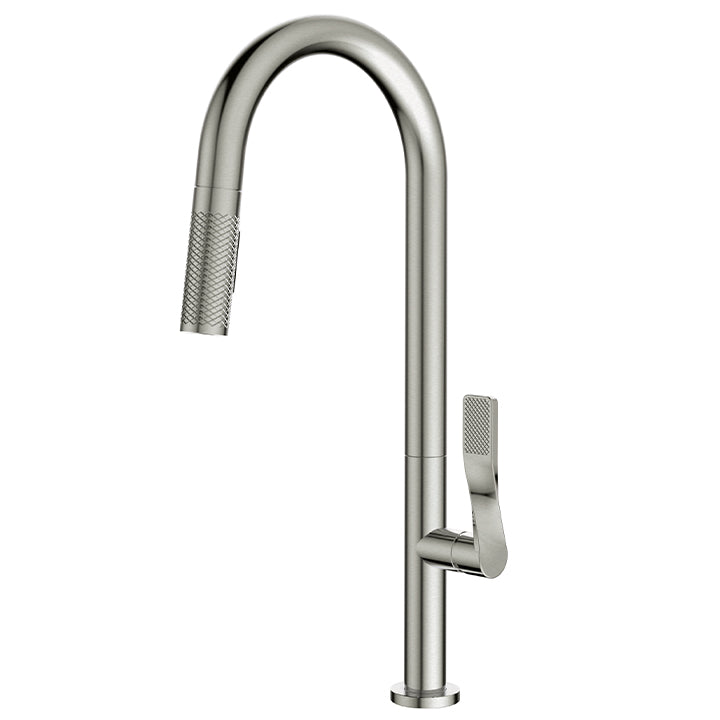 Aquabrass Grill pull-down dual stream mode kitchen faucet