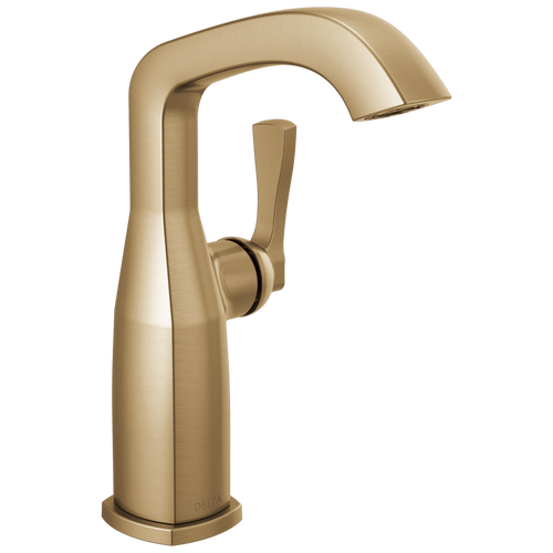 Delta Stryke - Single Handle Mid-Height Bathroom Faucet In Lumicoat® Chrome