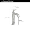 American Standard Glenmere Single Hole Single-Handle Bathroom Faucet 1.2 gpm/4.5 L/min With Lever Handle