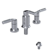 Rubinet Bidet Fitting with Spray, Diverter, and Vacuum Breaker (less drain) Chrome