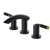 Rubinet Widespread Lav. Set. (less drain) Matt Black