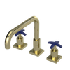 Rubinet Widespread Kitchen Set with Genesis Spout Gold