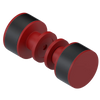 Rubinet Shower Door Knob (set) Maroon