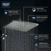 Grohe 310 Mono Shower Head, 12" - 1 Spray, 1.75 GPM (6.6 L/min)