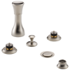 Rook Bidet Faucet - Less Handles - Brilliance® Luxe Nickel®