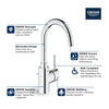 Concetto™ Single Hole Single-Handle L-Size Bathroom Faucet 1.2 Gpm - Golzar Home