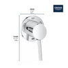Concetto™ 3-Way Diverter Trim For Shower Head & Hand Shower - Golzar Home