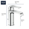 Grohe Defined Single Hole Single-Handle S-Size Bathroom Faucet 4.5 L/Min (1.2 Gpm)