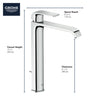 Grohe Defined Single Hole Single-Handle Deck Mount Vessel Sink Faucet 4.5 L/Min (1.2 Gpm)