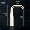Grohe Essence New Single Hole Single-Handle M-Size Bathroom Faucet 4.5 L/Min (1.2 Gpm)