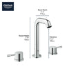 Grohe Essence New 8" Widespread 2-Handle M-Size Bathroom Faucet 4.5 L/Min (1.2 Gpm)