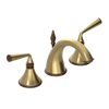 Rubinet Widespread Lav. Set. (less drain) Satin Brass
