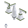Rubinet Bidet Fitting with Spray, Diverter, and Vacum Breaker (Less Drain) White