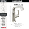 Delta Single Handle Mid-Height Vessel