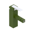 Rubinet Single Control Bidet Fitting (less drain) Green Envy