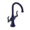 Rubinet Single Hole Dual Handle Lav. Set. (less drain) Midnight Blue