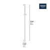 GROHE Tempesta Cosmopolitan 36" Shower Slide Bar – 27522
