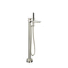 Baril Floor-mounted tub filler with hand shower