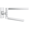 Kintsu 8" Pivoting Towel Bar - Polished Chrome