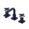Rubinet Widespread Lav. Set. with Genesis spout (less drain) Midnight Blue
