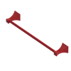 Rubinet Towel Bar 18" Red