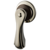 Charlotte Side Mount Flush Lever - Cocoa Bronze / Polished Nickel