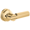 Invari Universal Flush Lever - Brilliance® Polished Gold