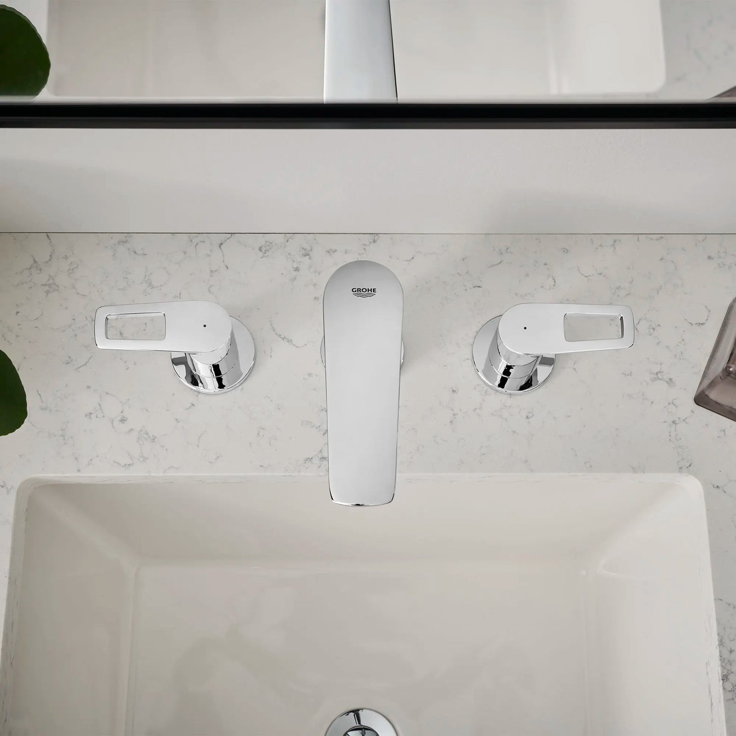 Bauloop 8-Inch Widespread 2-Handle M-Size Bathroom Faucet, 1.2 GPM