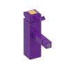 Rubinet Single Control Bidet Fitting (less drain) Purple Haze