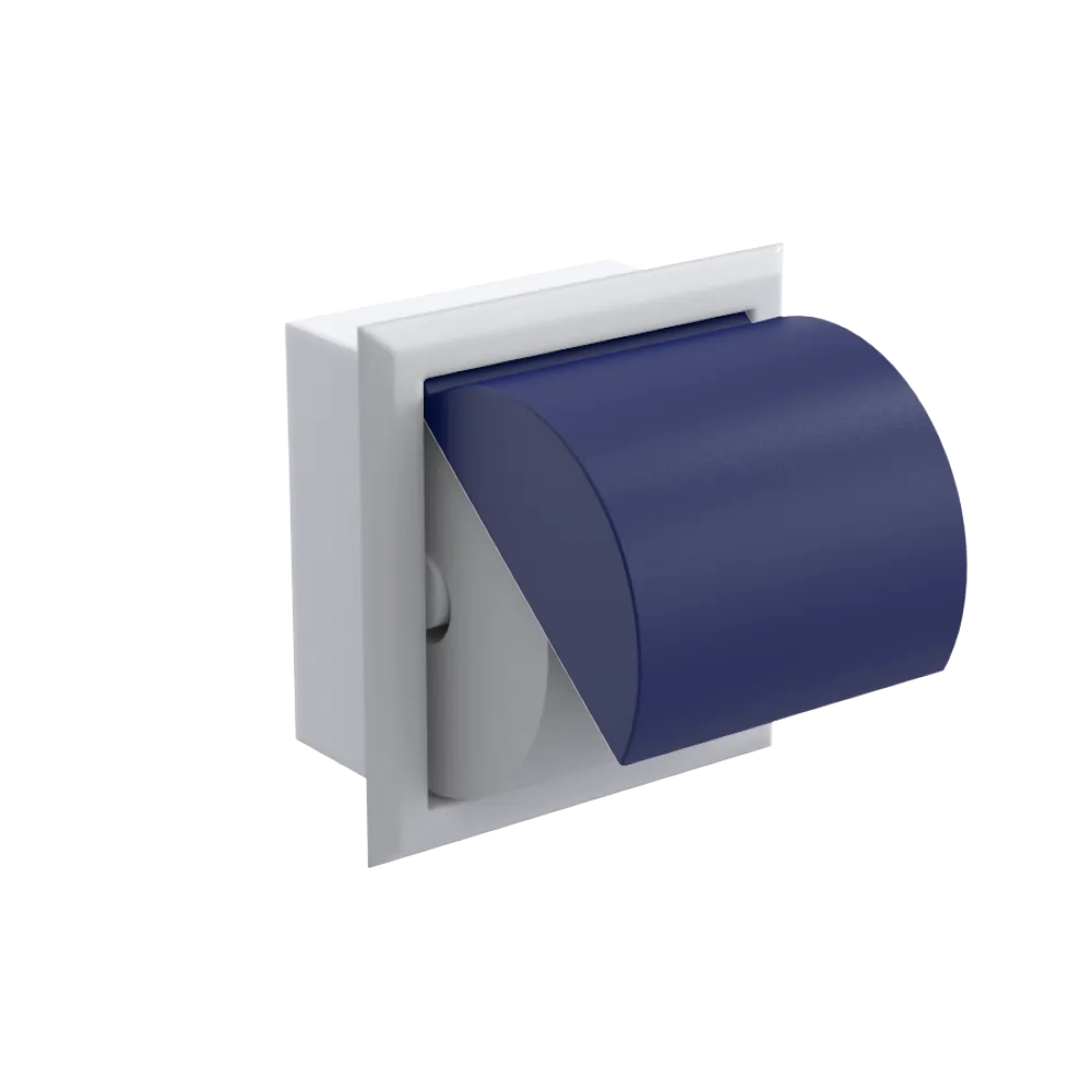 Rubinet RECESSED TOILET PAPER HOLDER White