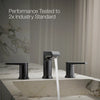 Hint® Widespread bathroom sink faucet, 1.2 gpm