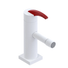 Rubinet Single Control Bidet Fitting (less drain) Matt White