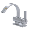 Rubinet Single Control Bidet Fitting (less drain) Satin Chrome