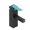 Rubinet Single Control Bidet Fitting (less drain) Matt Black