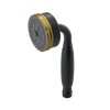 Rubinet 3 Function Hand Held Shower Only Matt Black
