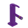 Rubinet Single Control Bidet Fitting (less drain) Purple Haze