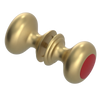 Rubinet Shower Door Knob (set) Satin Brass