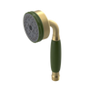 Rubinet 3 Function Hand Held Shower Only Satin Brass
