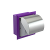 Rubinet RECESSED TOILET PAPER HOLDER Purple Haze