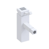 Rubinet Single Control Bidet Fitting (less drain) Matt White