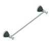 Rubinet Towel Bar 18" Satin Chrome